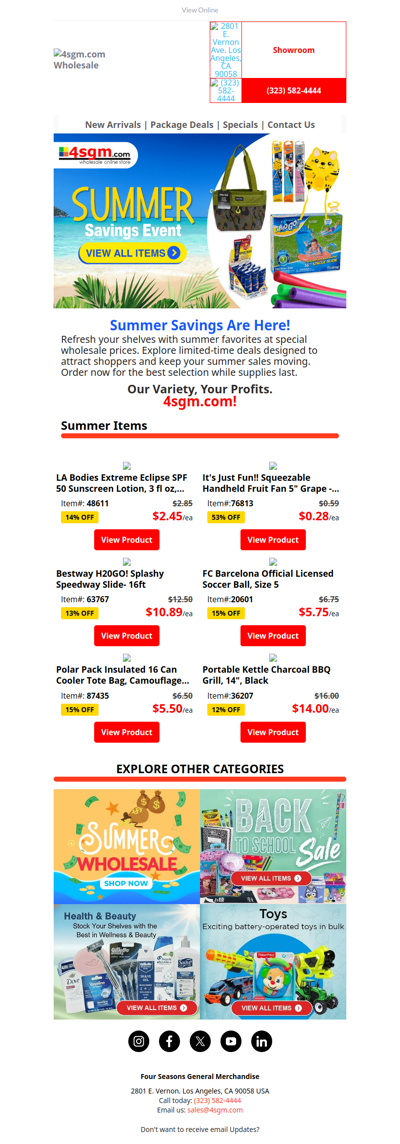 Hot Summer Deals for Your Store ☀️