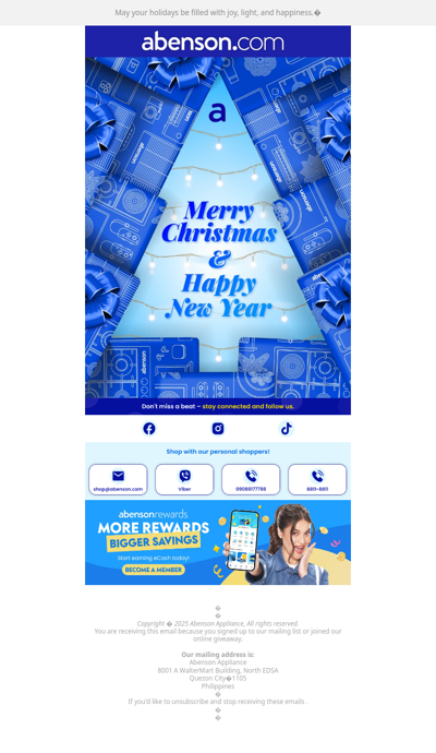 Merry Christmas and a Happy New Year!🎄