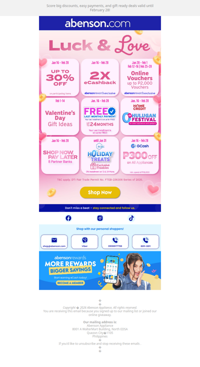 Don't Miss these Valentine’s Deals 💙✨