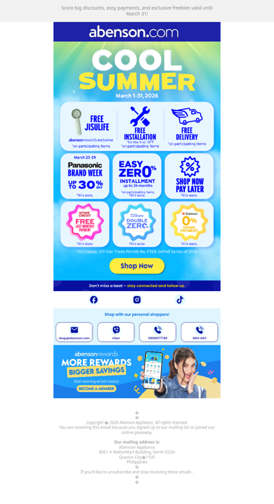 Don’t Miss These Cool Summer Deals ☀️