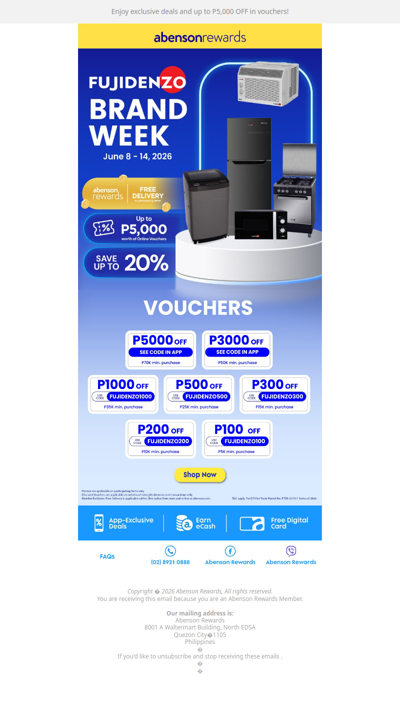 Level Up Your Savings With Fujidenzo 💸