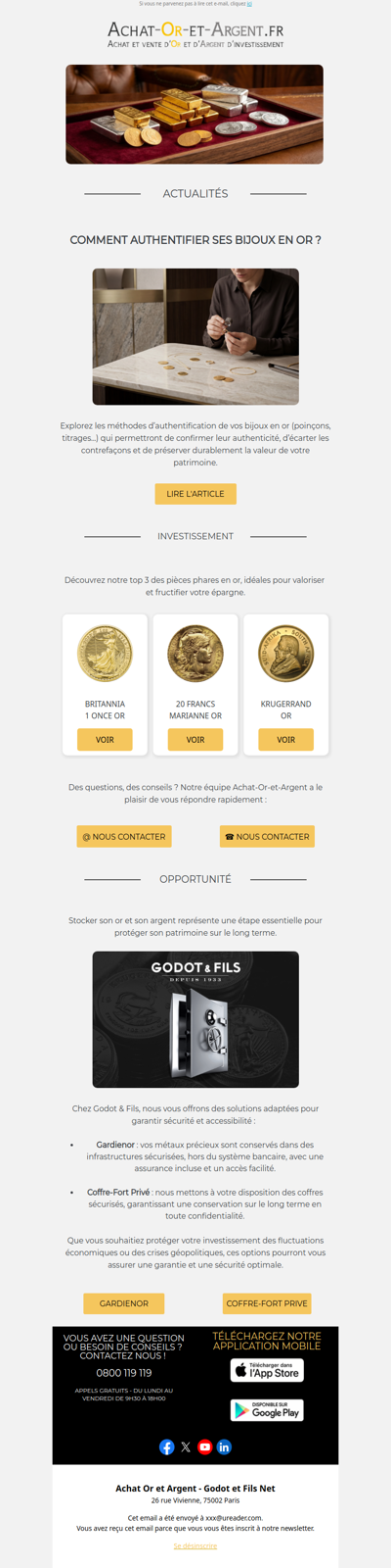 OPPORTUNITÉ BIJOUX & VENTE D'OR