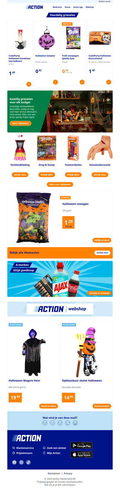 🎃 Halloween vieren? Past in elk budget!