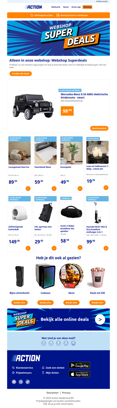 Ze zijn er weer: Webshop Superdeals!💥