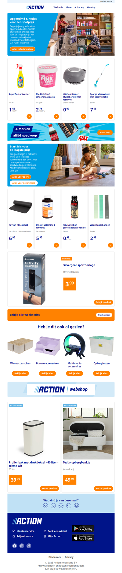 Start 2026 opgeruimd en netjes, voor minder!