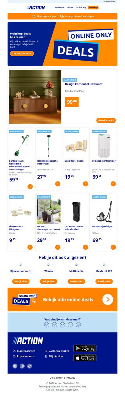 Nieuw in de Action webshop!