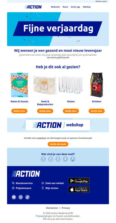 🎈🎉  Gefeliciteerd da! Maak er een mooie dag van