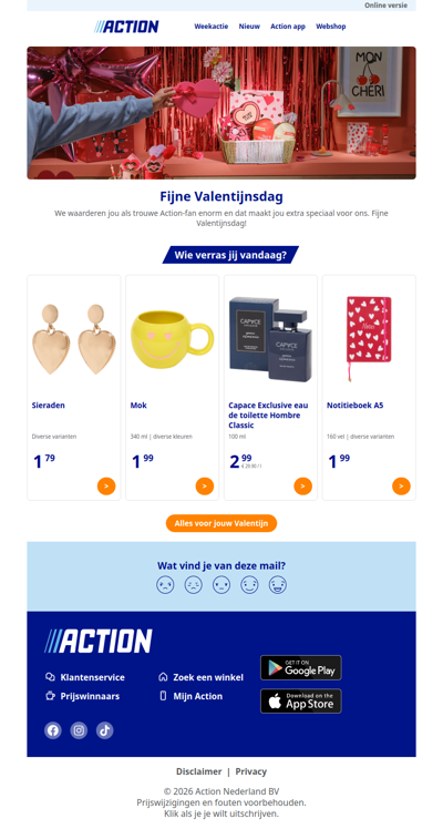 Door jou gaat ons hart sneller kloppen ❤️