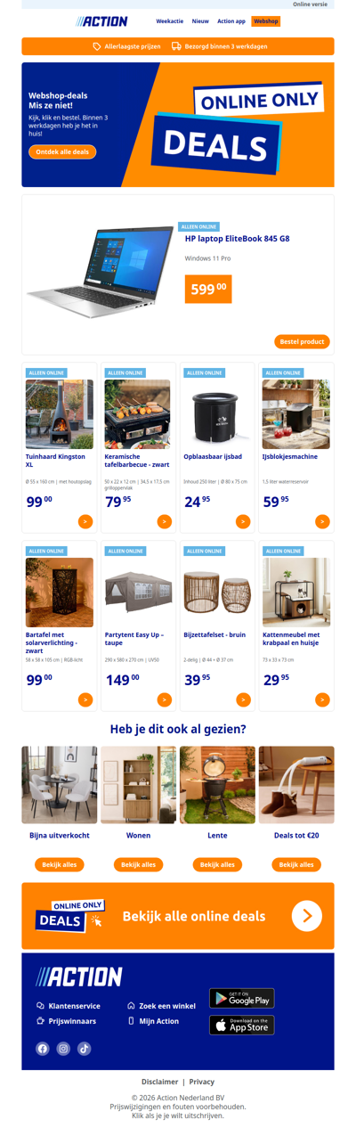 Nieuw in de Action webshop!