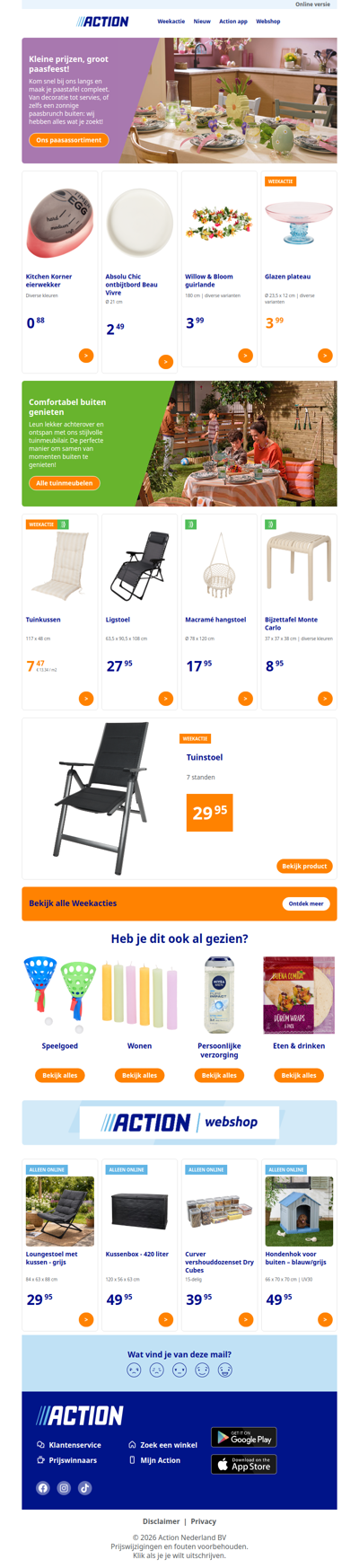 Vier een vrolijk paasfeest, voor minder