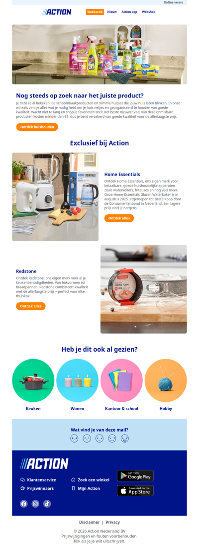 Je huishoud-favorieten wachten op je!