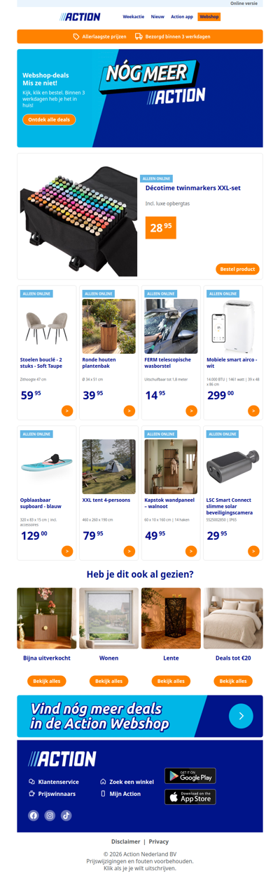 Nieuw in de Action webshop!