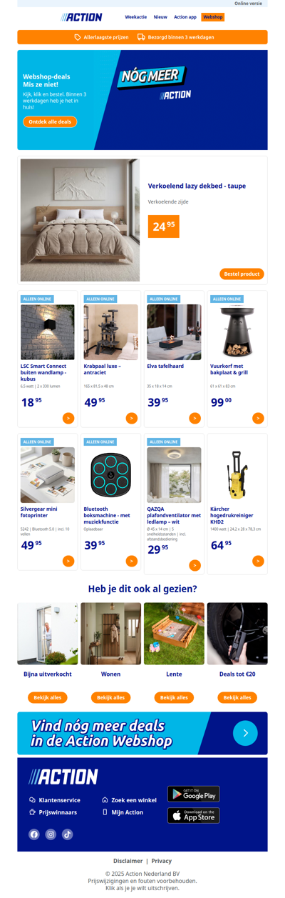 Nieuw in de Action webshop!