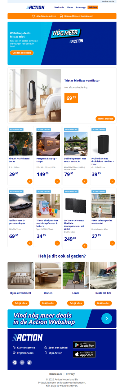 Nieuw in de Action webshop!