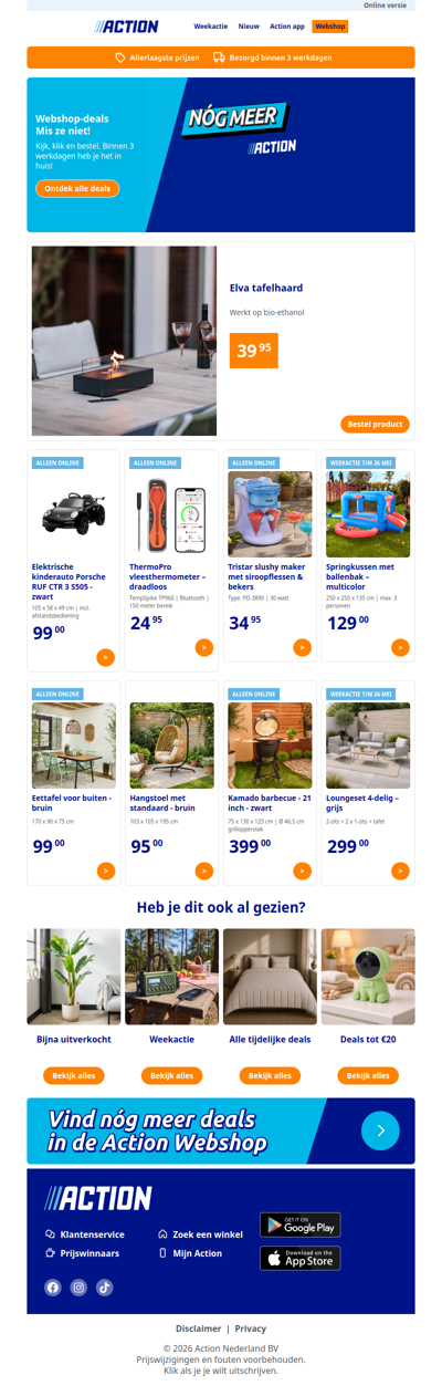 Nieuw in de Action webshop!