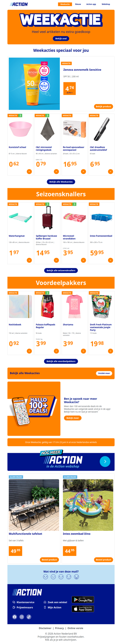 Onze Weekactie vanaf woensdag 17 juni