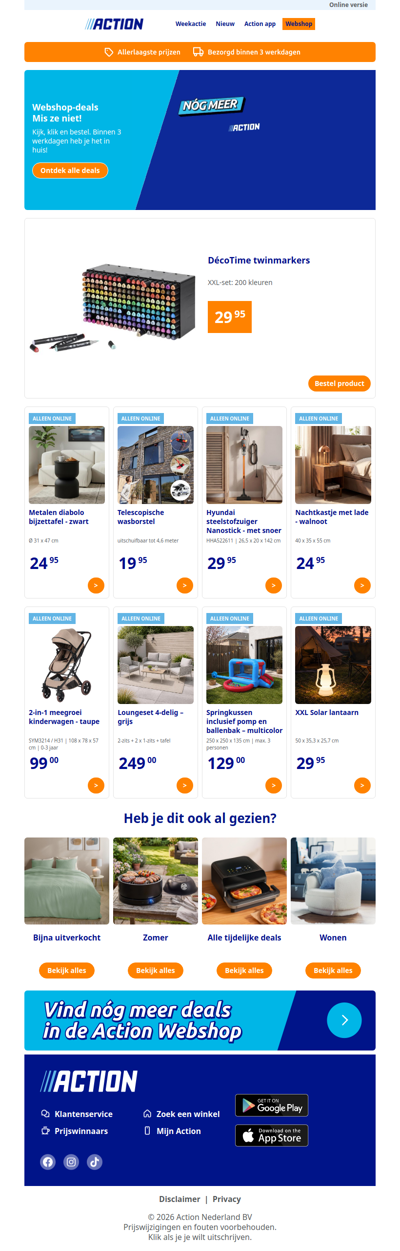 Nieuw in de Action webshop!