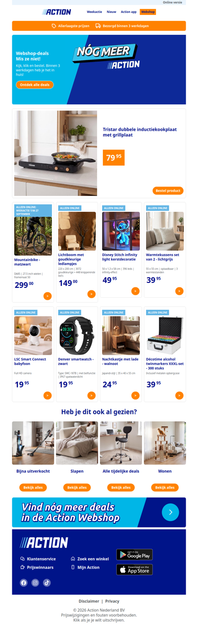 Nieuw in de Action webshop!