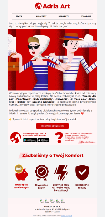 Najgorętsze komedie tego lata już na scenie 🎭☀️