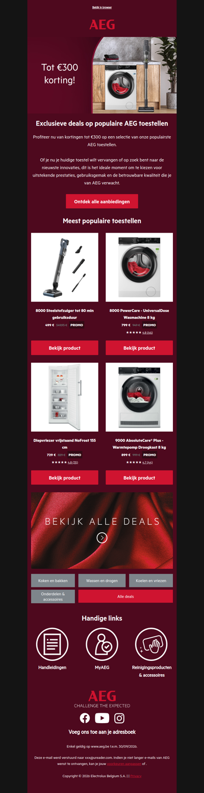 heb je de deals van deze maand al gezien?