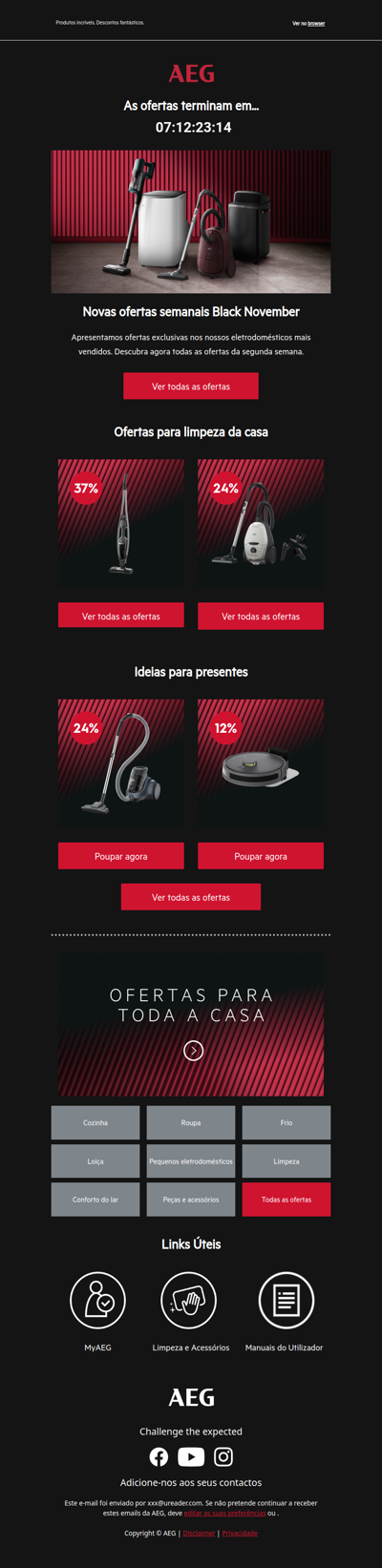 Poupe com a 2ª semana de ofertas Black November.