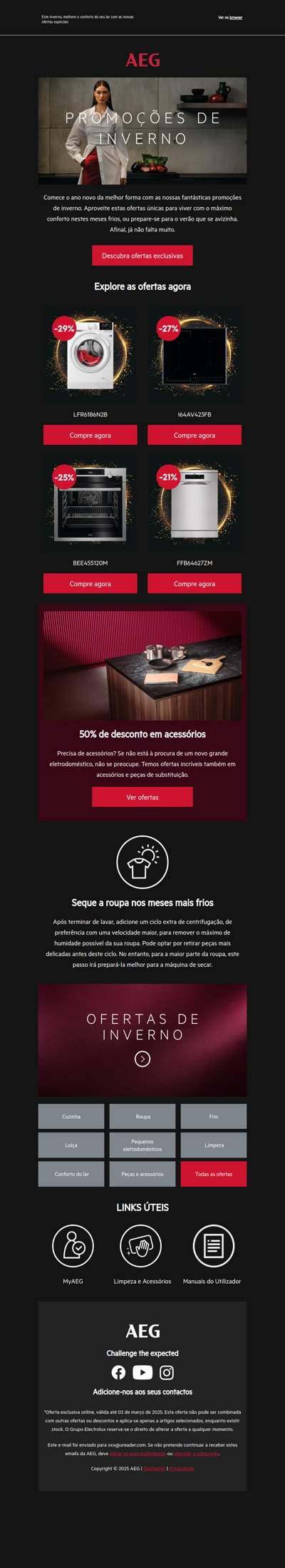 Transforme a sua casa num refúgio com as nossas ofertas exclusivas até 50% de desconto