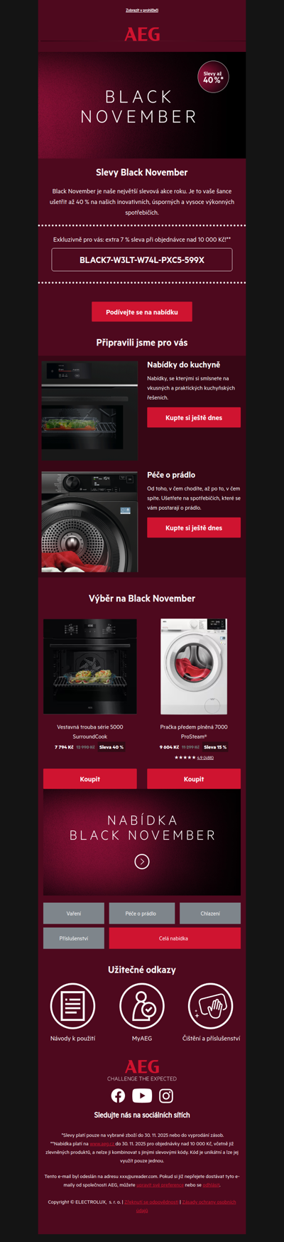 Slevy Black November