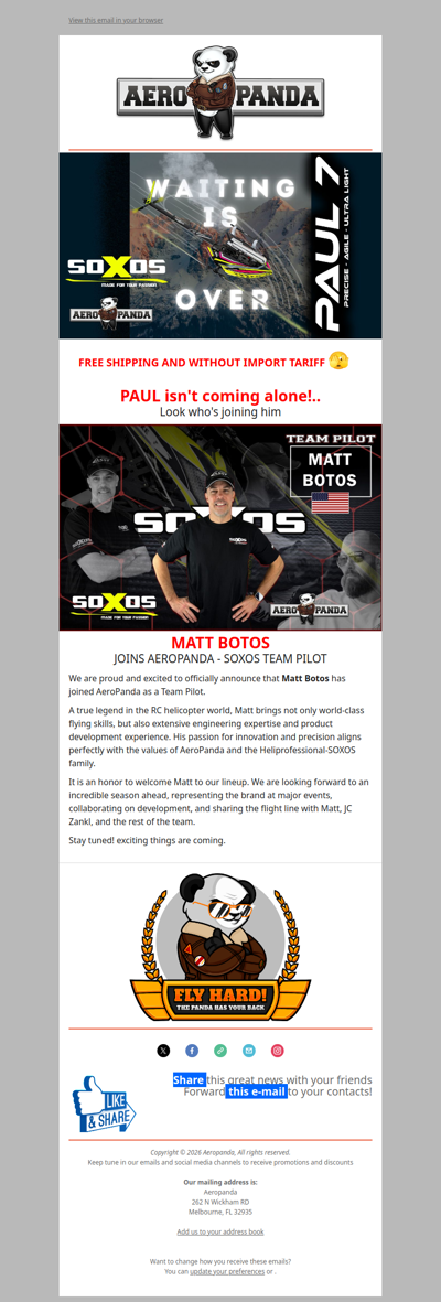 A LEGEND joined our Team 🚁🐼🔥