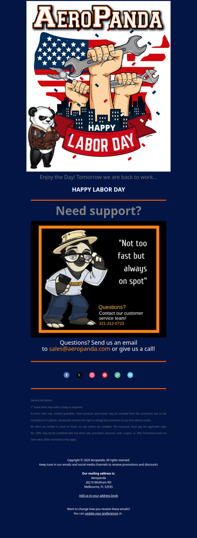 Happy Labor Day  🔧