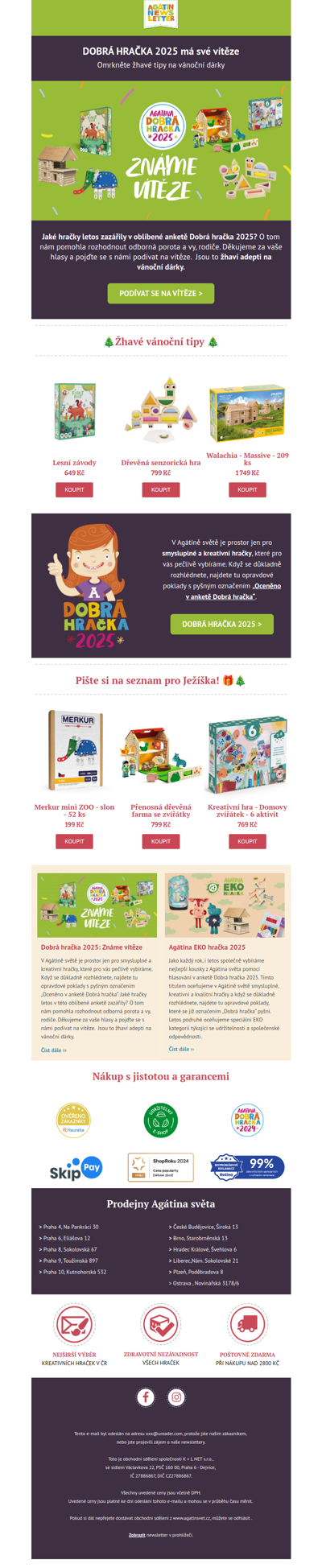 📢 Dobrá hračka 2025: Známe vítěze