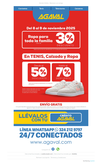 👟 ¡Ropa y calzado con hasta 70% OFF! 🛍️