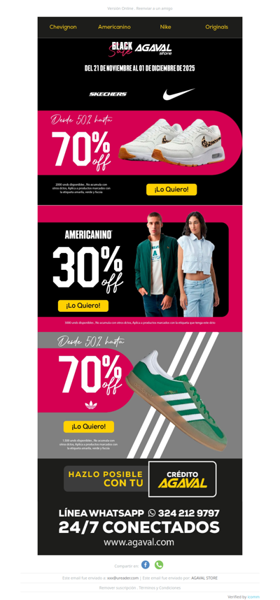 ¡Hasta 70% OFF en Adidas, solo por tiempo limitado! ⚡