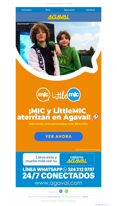 ¡Descubre MIC y LittleMIC en Agaval! 🎉👗