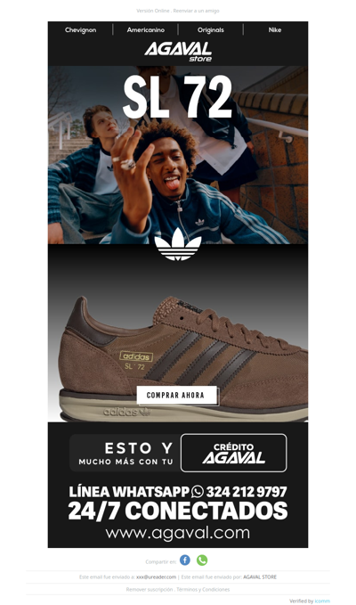 ¡Luce increíble con las SL 72 de Adidas! 👟✨