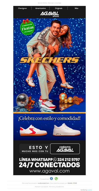 Estrena SKECHERS hoy 🎁👟