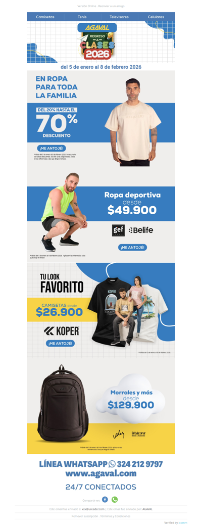 ¡Hasta 70% OFF en tu compra! 🎉🛍️