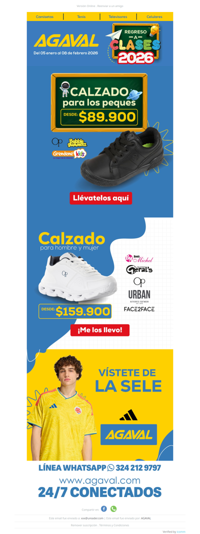 🎒 Regreso a clases: ¡Lo mejor en calzado!