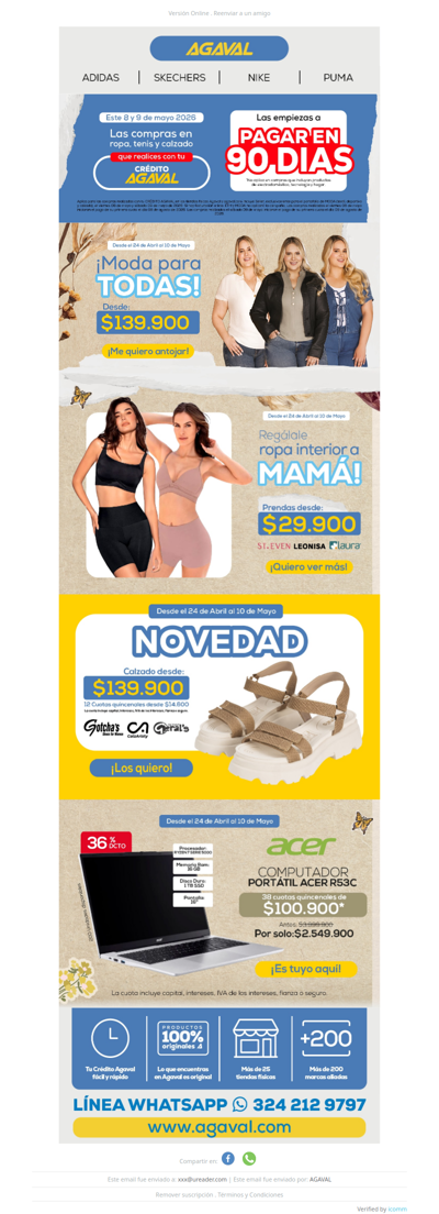 Compra HOY y empieza a pagar en 90 DÍAS 🤩