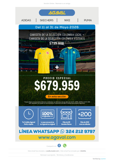¡Luce la camiseta de la selección y ahorra! ⚽