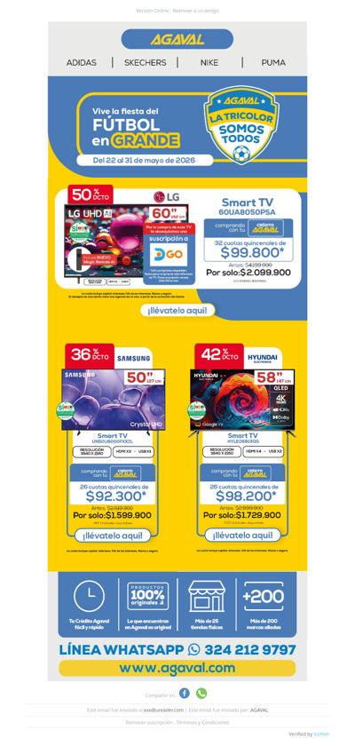 ¡Tu Smart TV LG de 60