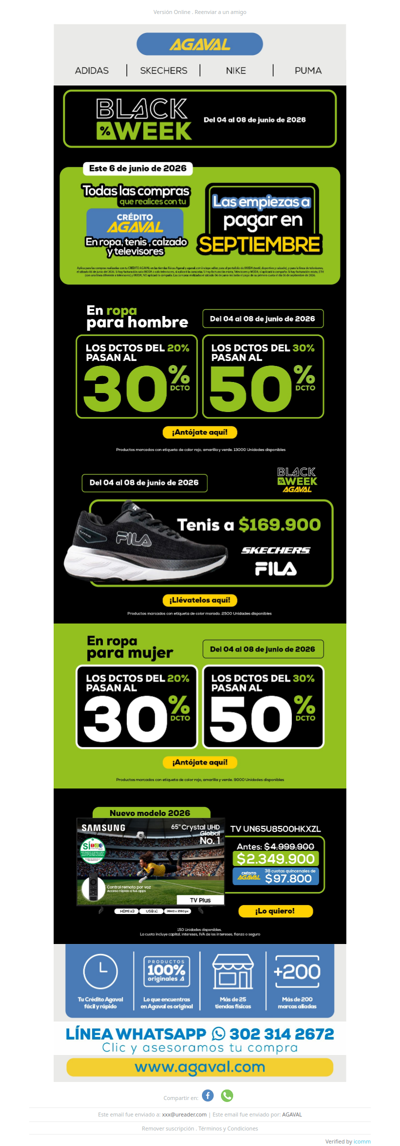 Black week con hasta 50% OFF !