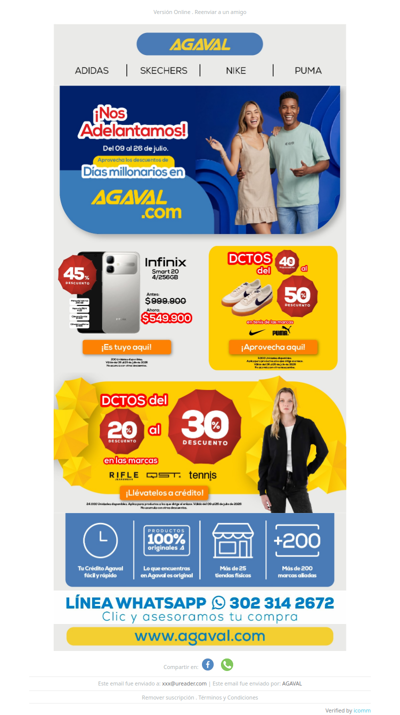 Días Millonarios: ¡Hasta 50% OFF en tus marcas favoritas!