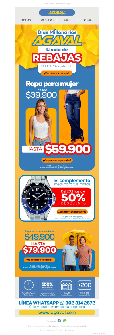 👔 Tu estilo al mejor precio: ¡hasta 50% OFF!