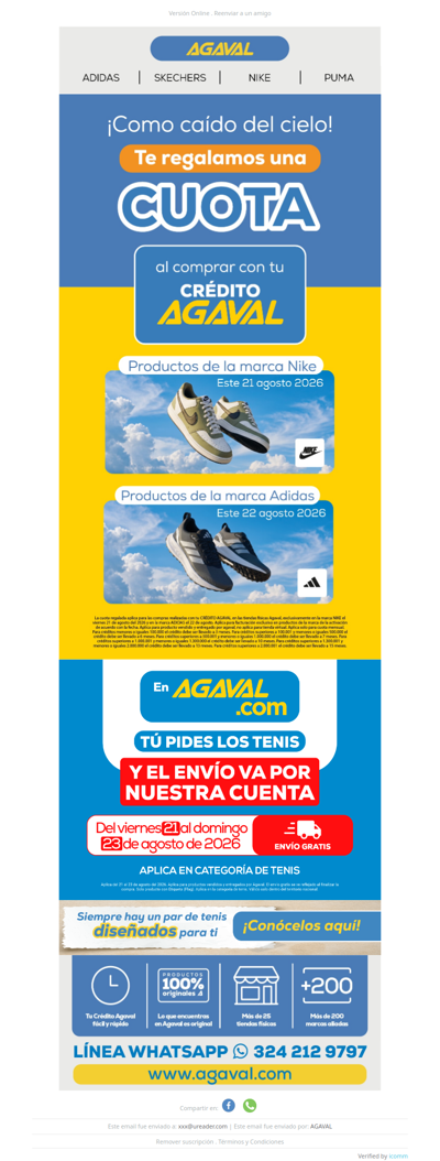 🤩 Cuota regalada en TENIS - Adidas y Nike 👟🏃‍♀️‍➡️