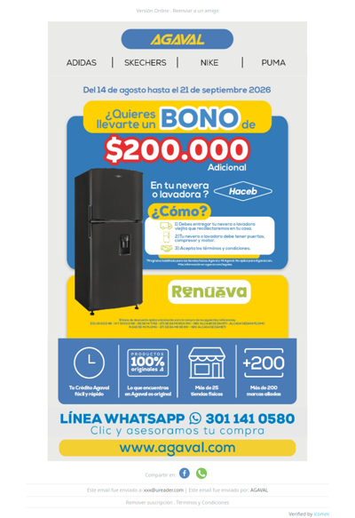 ¡Cámbiate a lo nuevo y recibe $200.000! 💰✨
