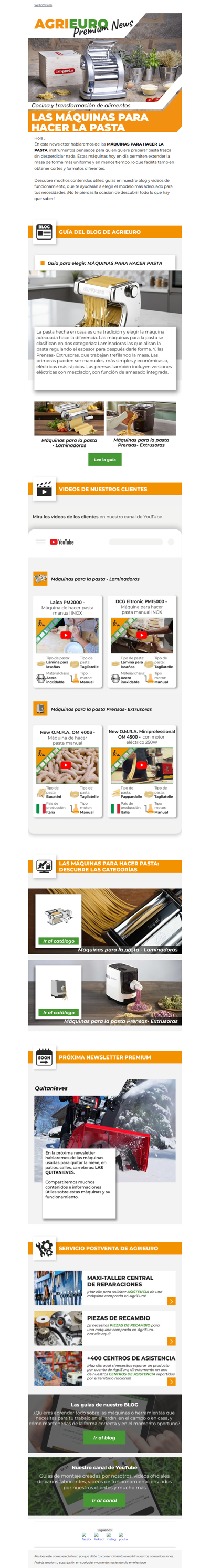 Las Máquinas para la pasta: ¡Todo lo que hay que saber!