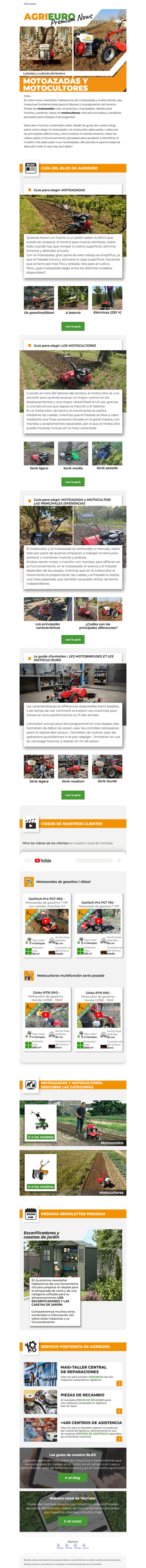 Motoazada y motocultor: ¡Todo lo que hay que saber!