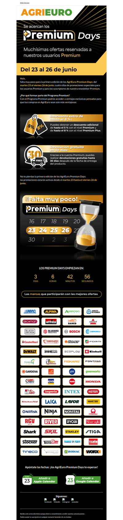 ¡Falta muy poco para los AgriEuro Premium Days!