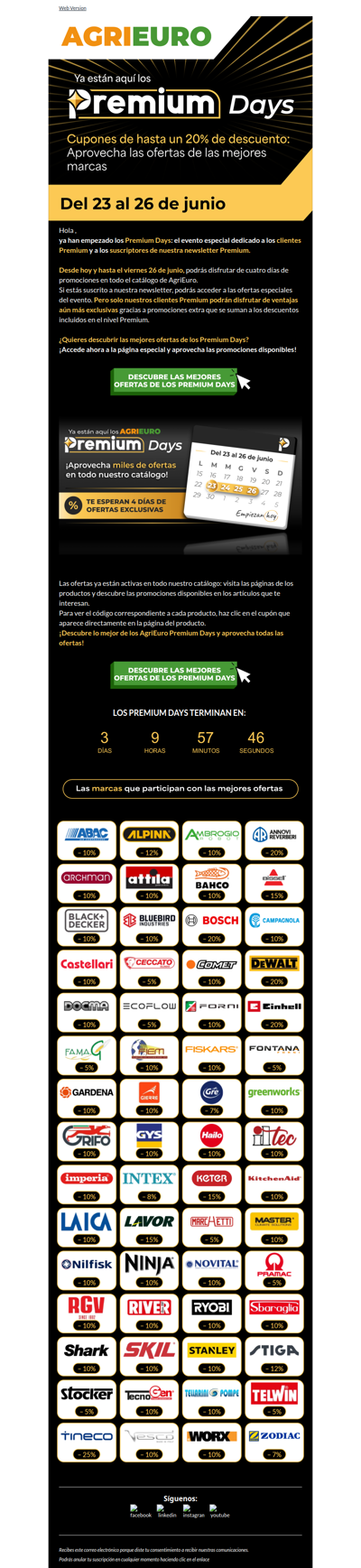 ¡Ya han empezado los AgriEuro Premium Days!