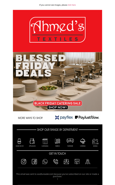 Blessed Friday Deals - Catering Sale